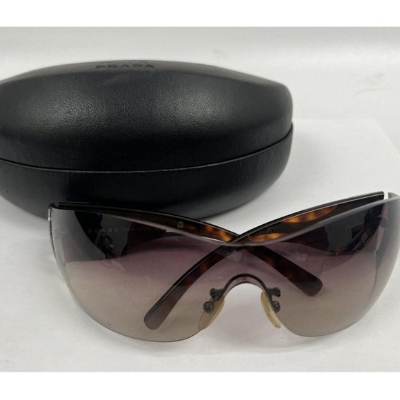 A44-Authentic EUC Prada Tortoise Wrap Flame Sunglasses,All Products : American Fashion Style Bags On Sale
